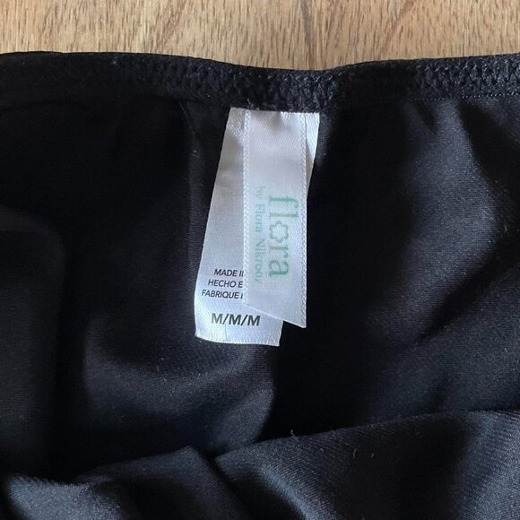 Flora Nikrooz black satin babydoll/shorts pajama set - Picture 4 of 6